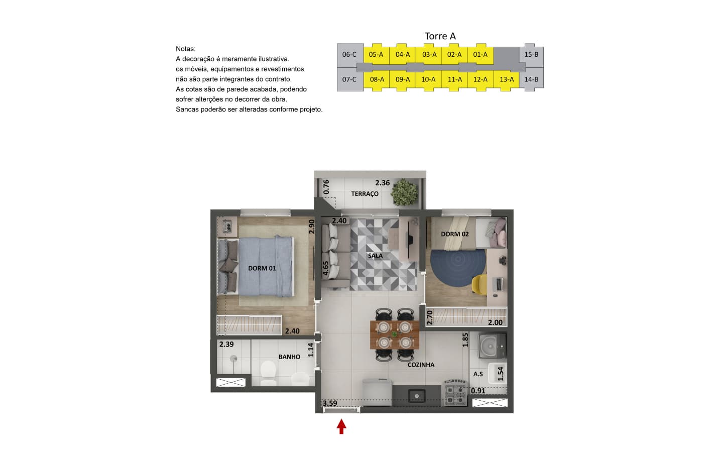 Planta B de 360° Park View