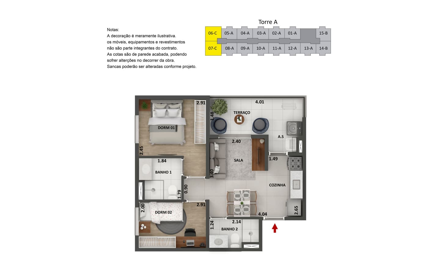 Planta C de 360° Park View