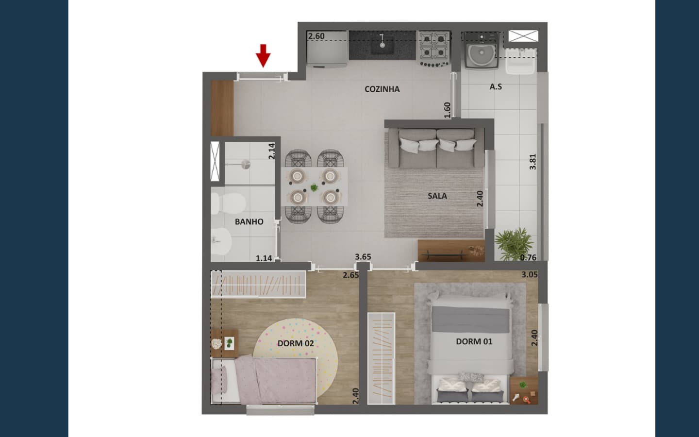 Planta F de Alto São Domingos