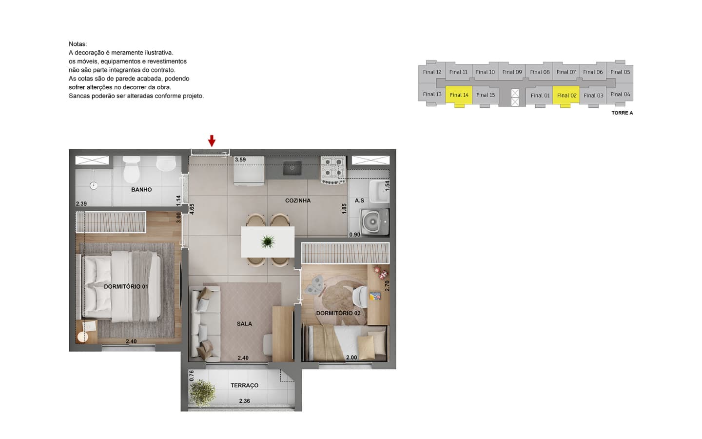 Planta C de Barra Funda 900