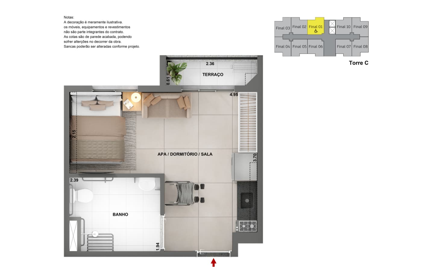 Planta F de Cidade Lapa – Pompeia