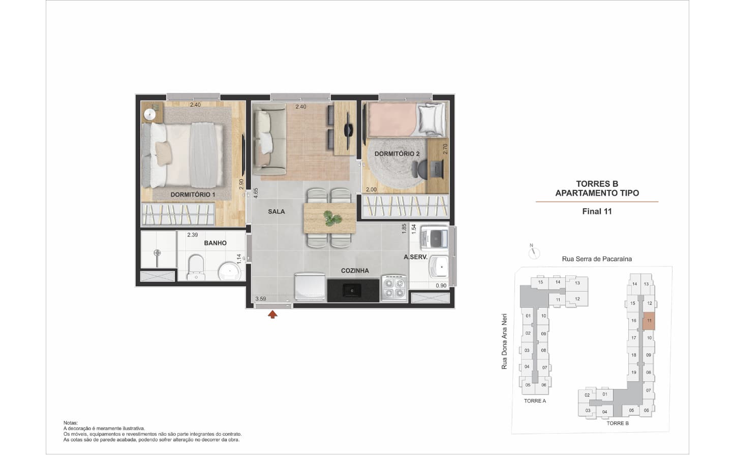 Planta B de Modern Mooca