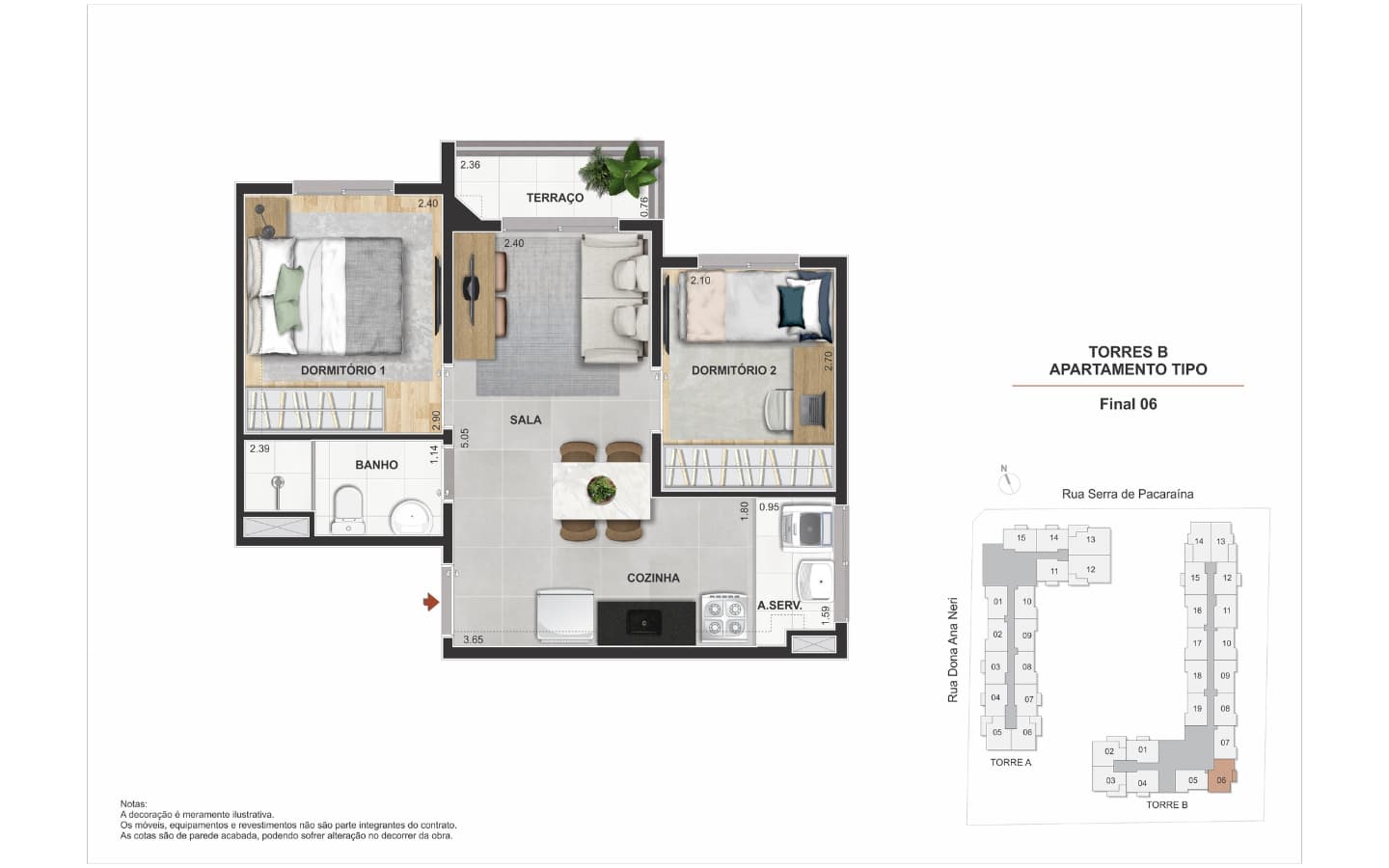 Planta F de Modern Mooca