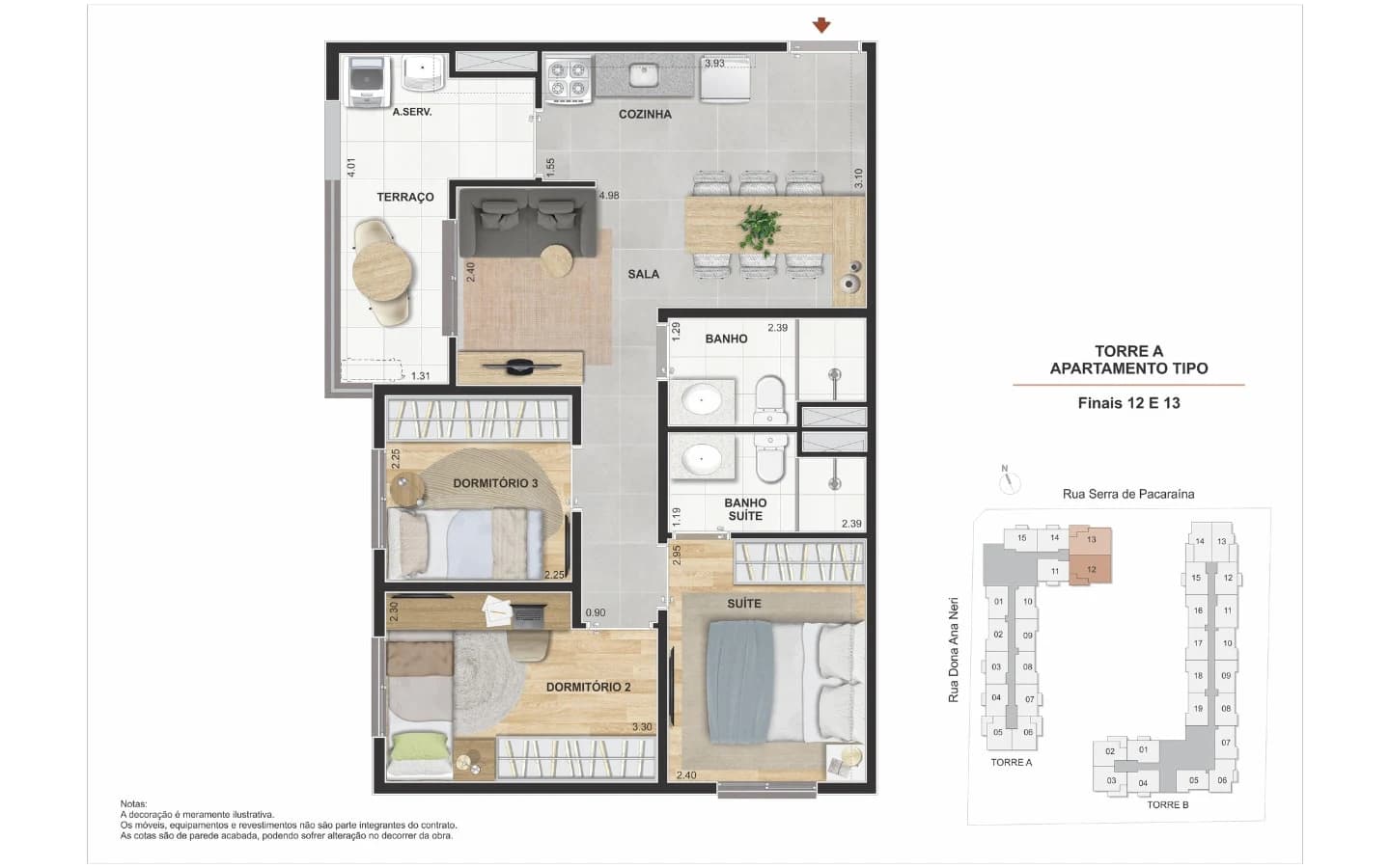 Planta G de Modern Mooca
