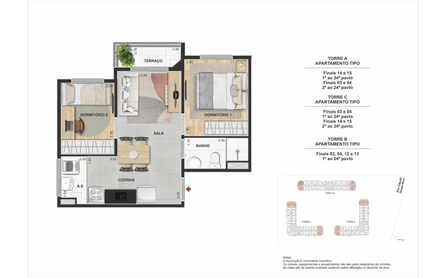 Planta C de Next Guarulhos