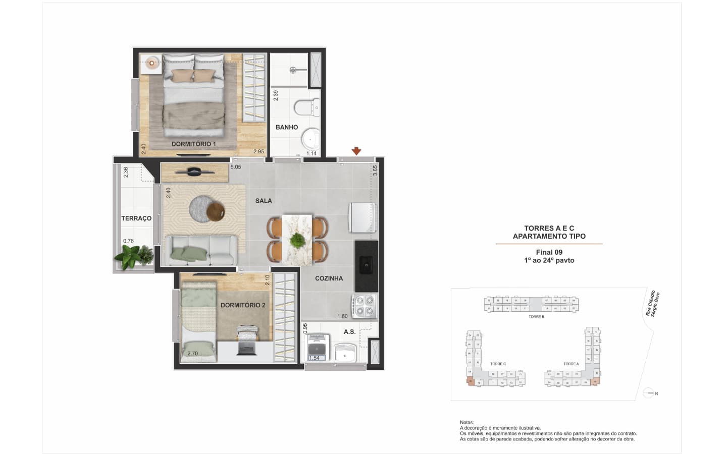 Planta D de Next Guarulhos