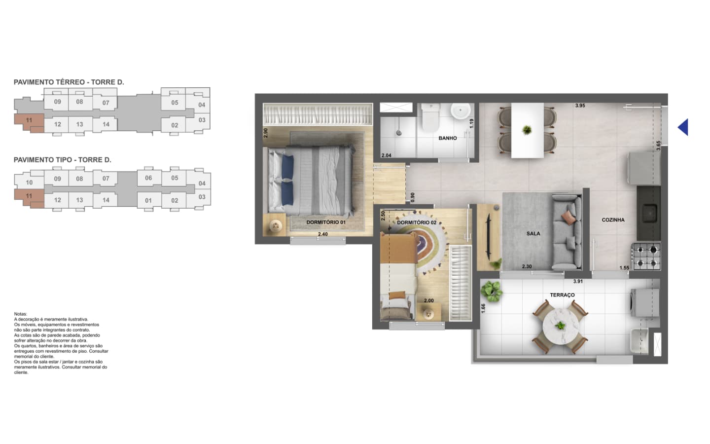 Planta C de Urban Vila Guilherme
