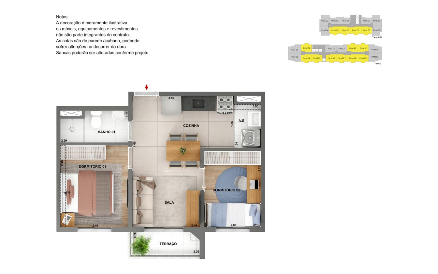 Planta D de WL Boa Vista